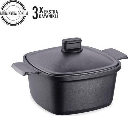 Casterra Kare Döküm Tencere 20x20x10,5 A2581