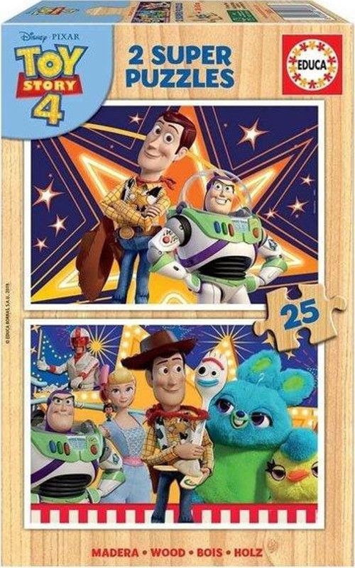 18083 Toy Story 4 2x25 Ahşap Puzzle