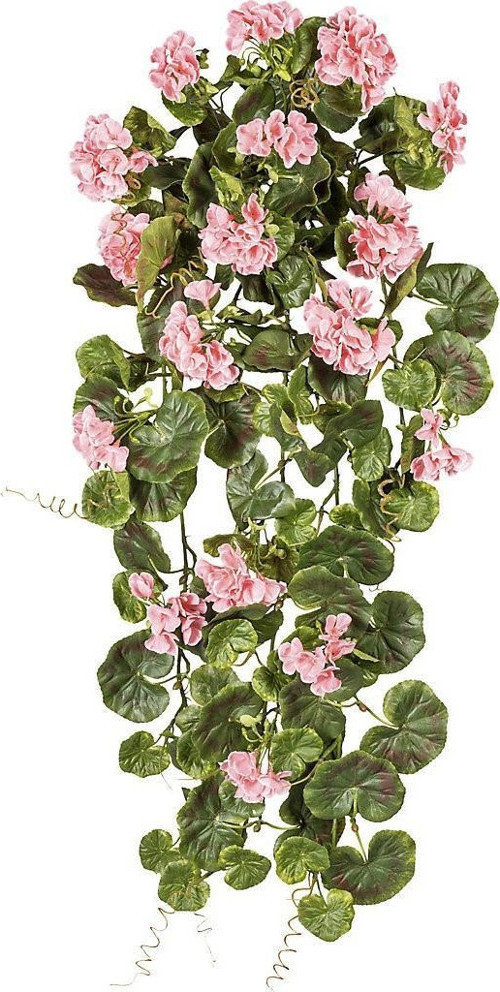 Yapay Çiçek Sarkan Sardunya 80cm 1. Kalite Pembe