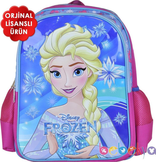 Lisanslı Frozen Okul Çantası Karlar Ülkesi Elsa Sırt Çantası 95566