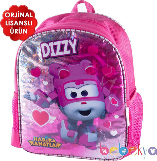 Lisanslı Harika Kanatlar Dizzy Anaokulu Çantası Harika Kanatlar Dizzy Anaokulu Sırt Çantası