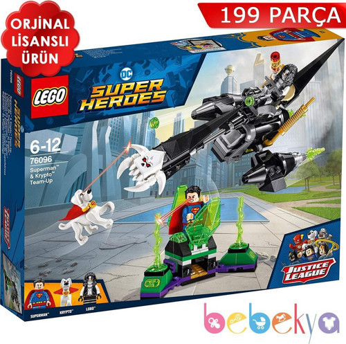 Super Heroes Superman ve Krypto Takımı Super Heroes Serisi 76096
