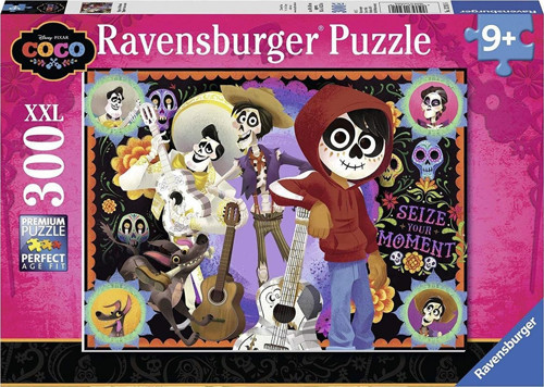300 XXL Parçalı Disney Coco Miguel Yapboz Puzzle Ravensburger 9 Yaş ve Üzeri Çocuk Yapbozları