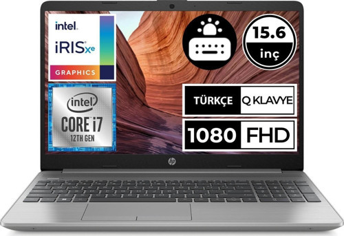 250 G9 Intel Core i7 1255U 8GB 512GB SSD Freedos 15.6" FHD Taşınabilir Bilgisayar 6Q8M8ES02