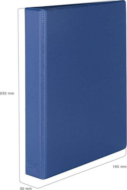 EVRAK SUNUM KLASÖRÜ A5 PVC 3 CM 4 HALKALI (200 YAPRAK) 19,5X23 CM