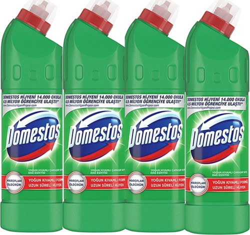 Domestos Çamaşır Suyu 750 Ml Dağ Esintisi (750 Ml X 4 Adet)
