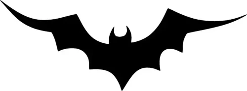 Batman Yarasa Sticker (Oto-Motor-Laptop-Duvar-Dekor) 20 x 8 cm