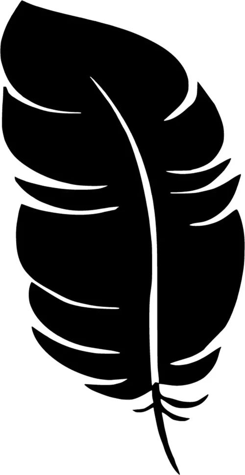 Kuştüyü Sticker (Oto-Motor-Laptop-Duvar-Dekor) 30 x 60 cm