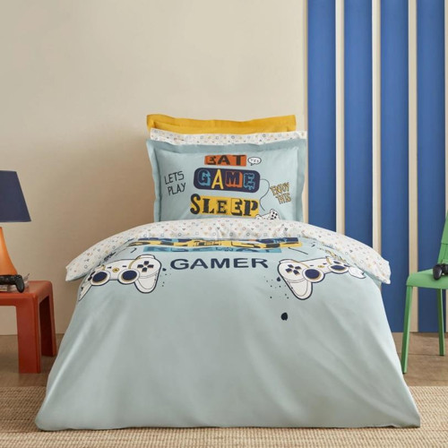 Young Enjoy Play %100 Pamuk Tek Kişilik Rnf Nevresim Takımı