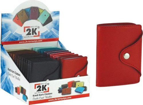 KREDİ KARTLIK 10 YAPRAKLI 257 DİKEY 24'LÜ STAND 12 RENK 7,5X9,7 CM