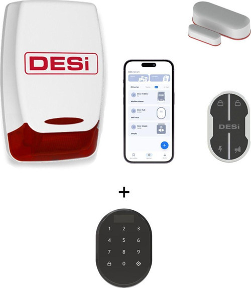 Midline Smart Akıllı Alarm Sistemi + Keypad (Wifi-Bluetooth-Uygulama İle Kullanım)