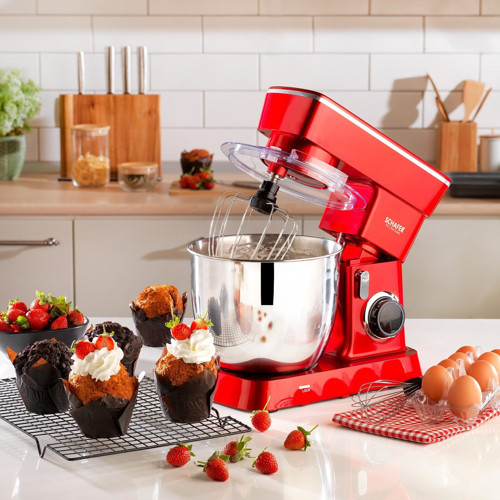 Prochef Gusto Stand Mikser-Hamur Yoğurma makinesi - Kırmızı