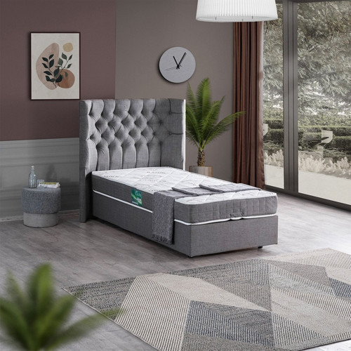 Matilda Tek Kişilik Baza Başlık Comfort Yatak Seti