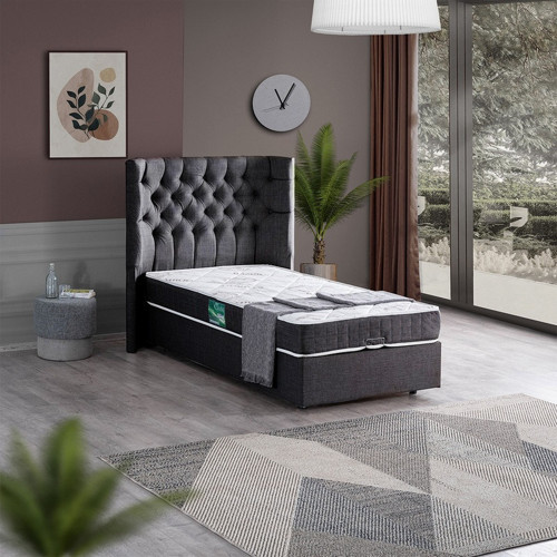Matilda Tek Kişilik Baza Başlık Comfort Yatak Seti