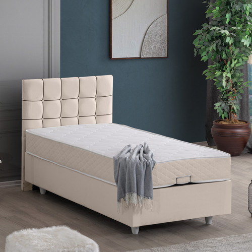 Tavira Tek Kişilik Baza Başlık Letto Yatak Seti