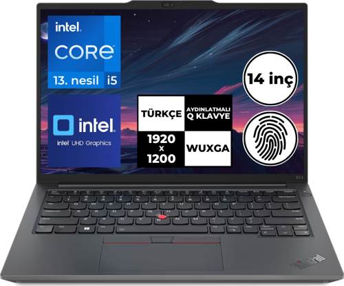 ThinkPad E14 Gen5 i5-1335U 24 GB 1 TBSSD 14" WUXGA Windows 11 Home 21JK0003TX BT26