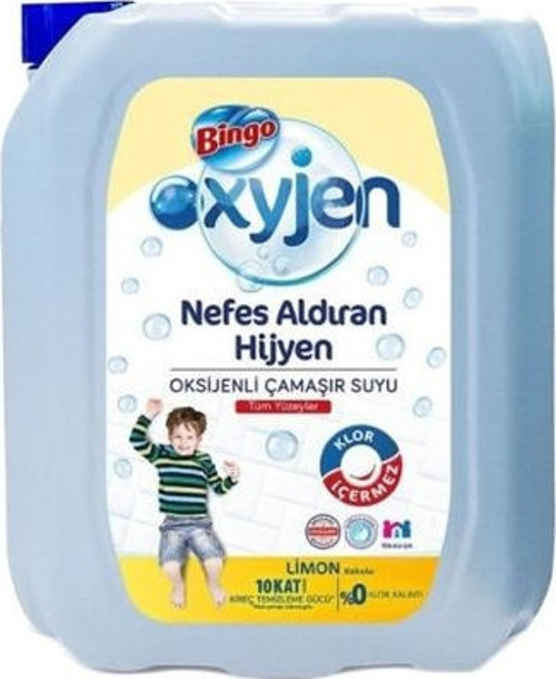 Çamaşır Suyu Oxygen 3240 ml. Limon Kokulu (24'lü)