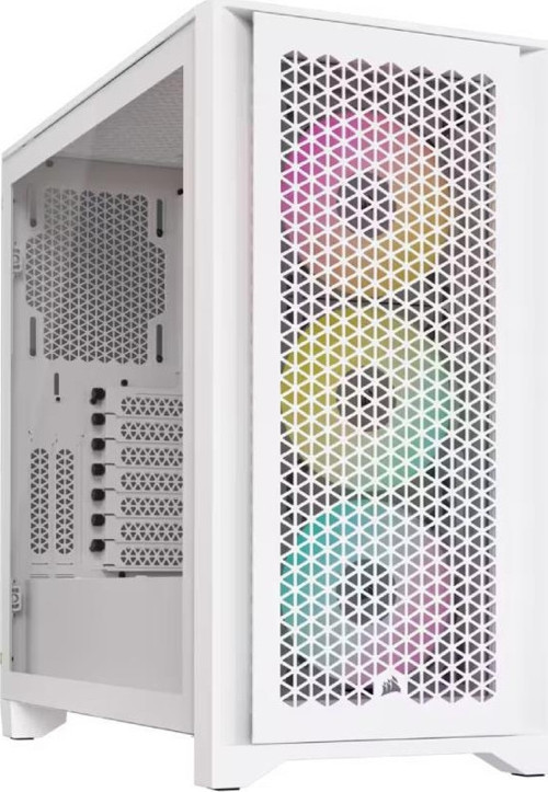 iCUE 4000D RGB AIRFLOW Tempered 3.2 Beyaz Mid Tower Kasa