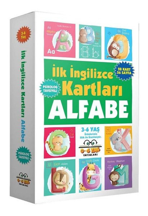 İlk İngilizce Kartları Alfabe 3-6 Yaş