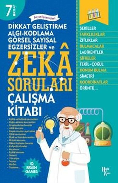 Zeka Soruları 7.Kitap-Çalışma Kitabı