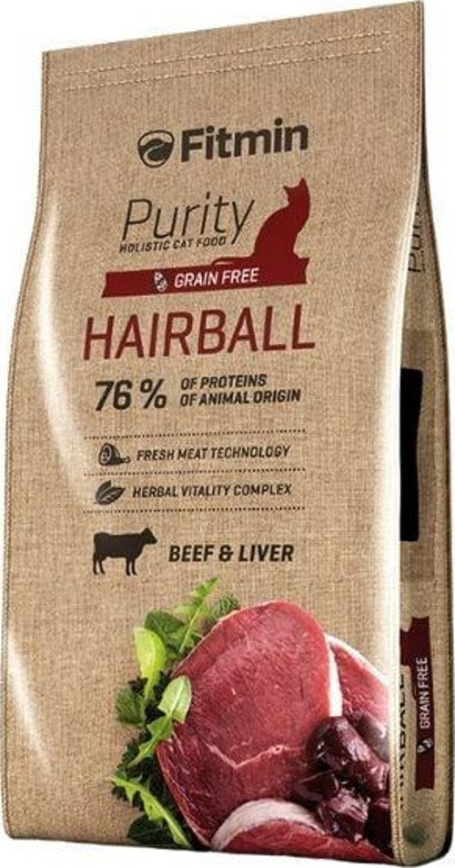 Purity Hairball Taze Sığır Etli Yetişkin Kedi Maması 10 Kg