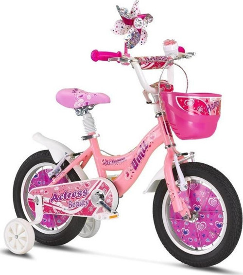 1464 ACTRESS-BMX-SEPET-V-KIZ ÇOCUK BİSİKLETİ 14 JANT PEMBE