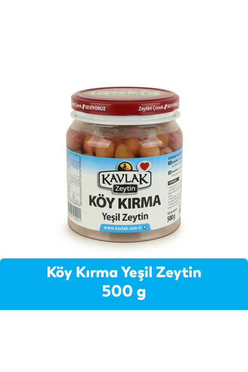 500 Gr Köy Kırma Yeşil Zeytin