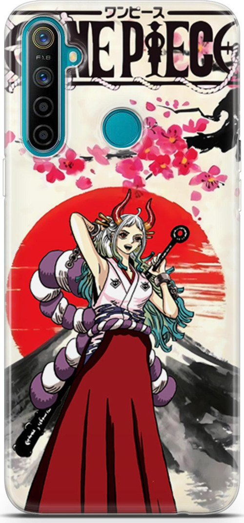 Realme 5i uyumlu Anime 12 UV Silikon One Piece Yamato