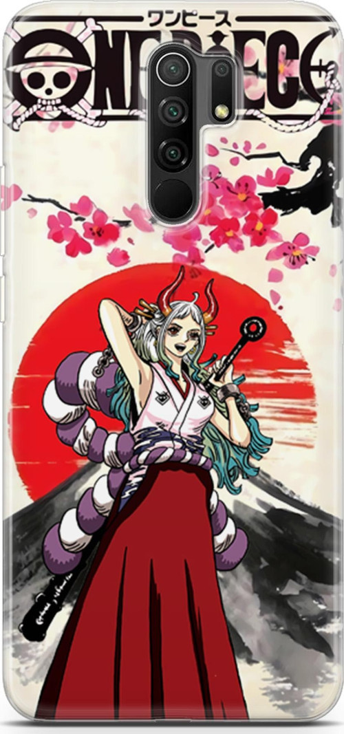 Xiaomi Redmi 9 uyumlu Anime 12 Baskılı Kapak One Piece Yamato