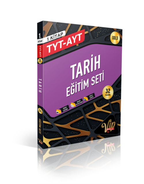 Vip Yayınları TYT-AYT Tarih Eğitim Seti 1. Kitap - (GOLD) 32 Fasikül