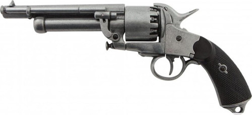 1855 Confederate Lemat Revolver 1/1 Ölçek Reprodüksiyon Koleksiyon Obje