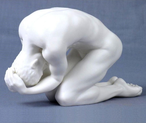 Nude Body Collection Mat Porselen Erkek Figür 16 cm
