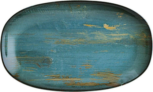 12'li Madera Mint Gourmet Oval Kayık Tabak 19 x 11 Cm