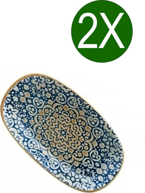 Bonna Alhambra 15 cm Oval Tabak 2'li