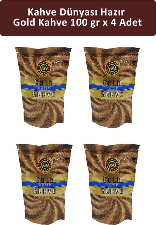 Gold Hazır Kahve 100 gr x 4 Adet