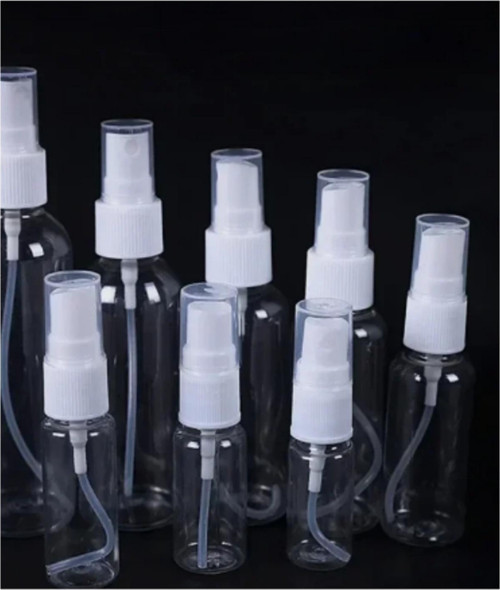 Sprey Başlıklı Boş Şişe 35Ml 100 Adet + 6 Kolonya Hediye