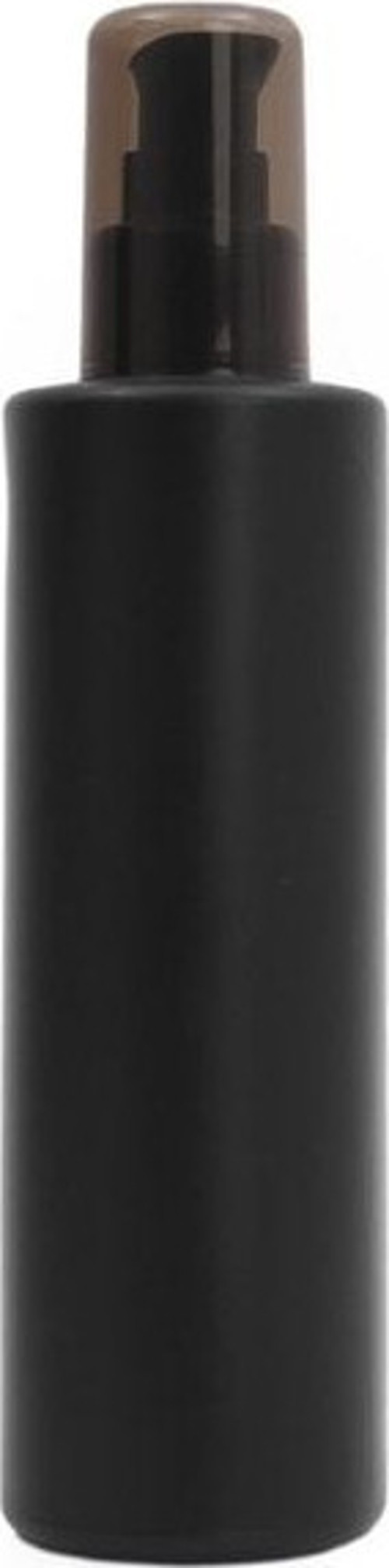 100 Adet - 150Ml Plastik Siyah Boş Şişe, Siyah Losyon Serum Pompalı
