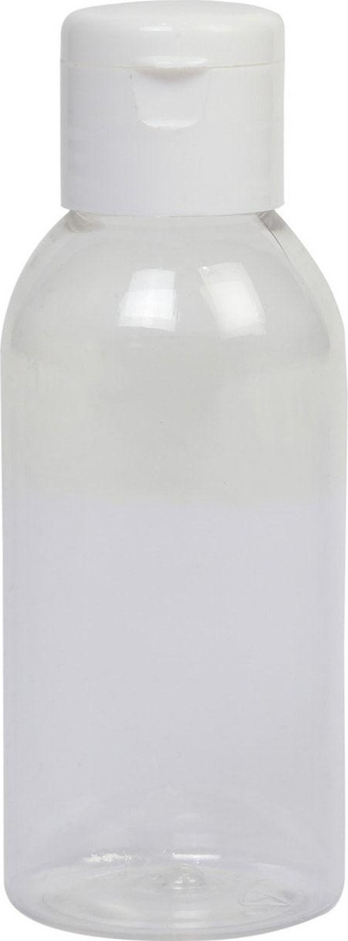 100 Ml - Kolonya - Likit-Beyaz - Fliptop Kapaklı -10 Adet