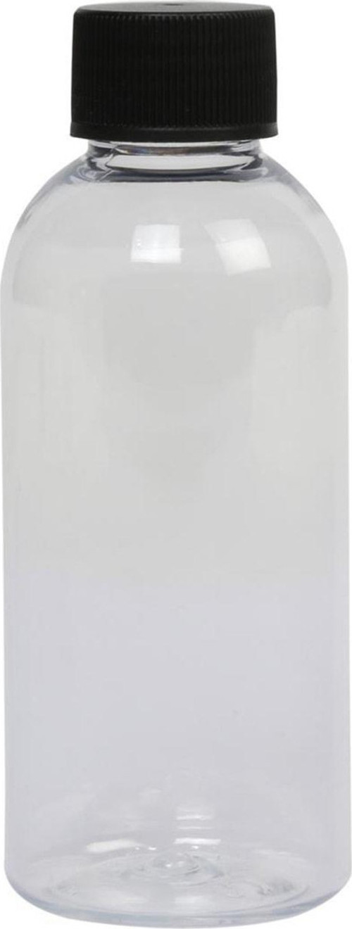 100 Ml - Kolonya - Likit-Siyah - Düz Kapaklı -20 Adet