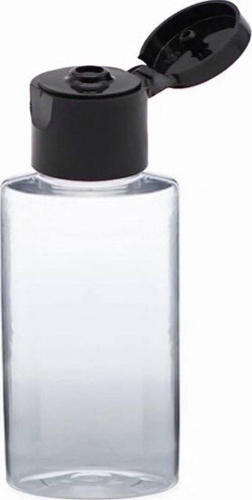 50Ml - Likit- Dezenfektan - Kolonya - Siyah - Fliptop - Kapaklı- 25 Adet