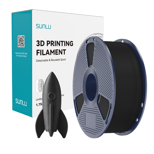 Siyah High Speed PLA Filament - 1.75mm - 1 Kg