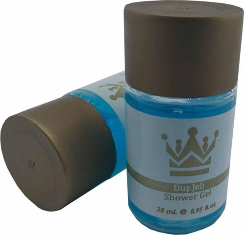 2500 Adet Duş Jeli Geniş Kapak Standart Otel Tipi Mini 30 Ml Silindir Şişe Tek Kullanımlık Kullan