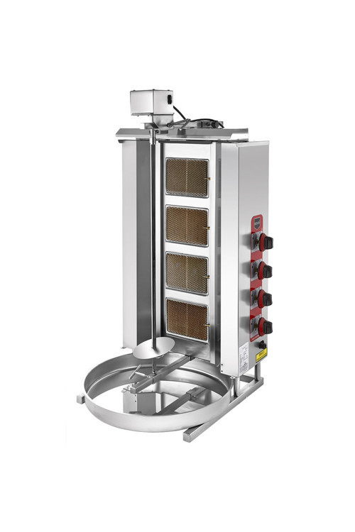 4 Radyanlı Üstten Motorlu Doğalgazlı (ce) Döner Ocağı