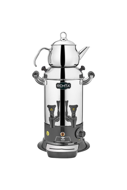 R25 Mini Çift Demlikli Çay Makinesi 5 Lt 40 Bardak(DEMLİK DAHİLDİR)