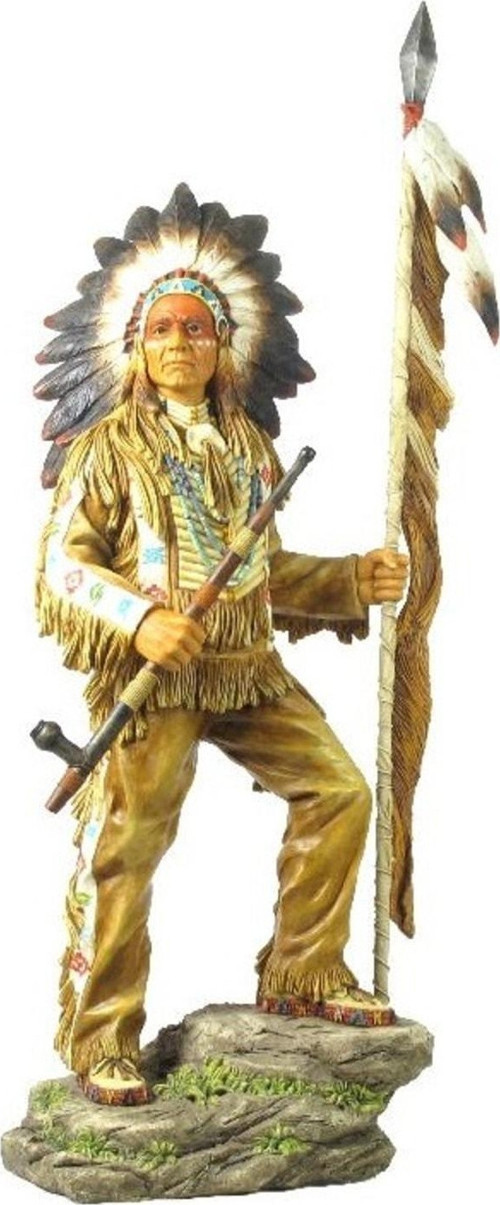 Wild Life Collection Büyük Boy Kızılderili Şef 92 cm