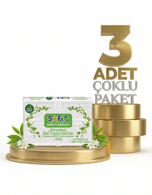 Beyaz Banyo Sabunu 3x600 Gr