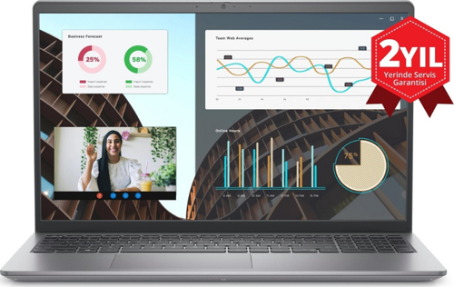 Vostro 3530 i7-1355U 8 GB 1 TBSSD MX550 15.6" Windows 11 Pro N1806PVNB3530U BT70