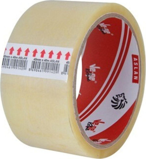Vege Koli Bandı 45X100 Şeffaf (Aslan) 6Lı Paket