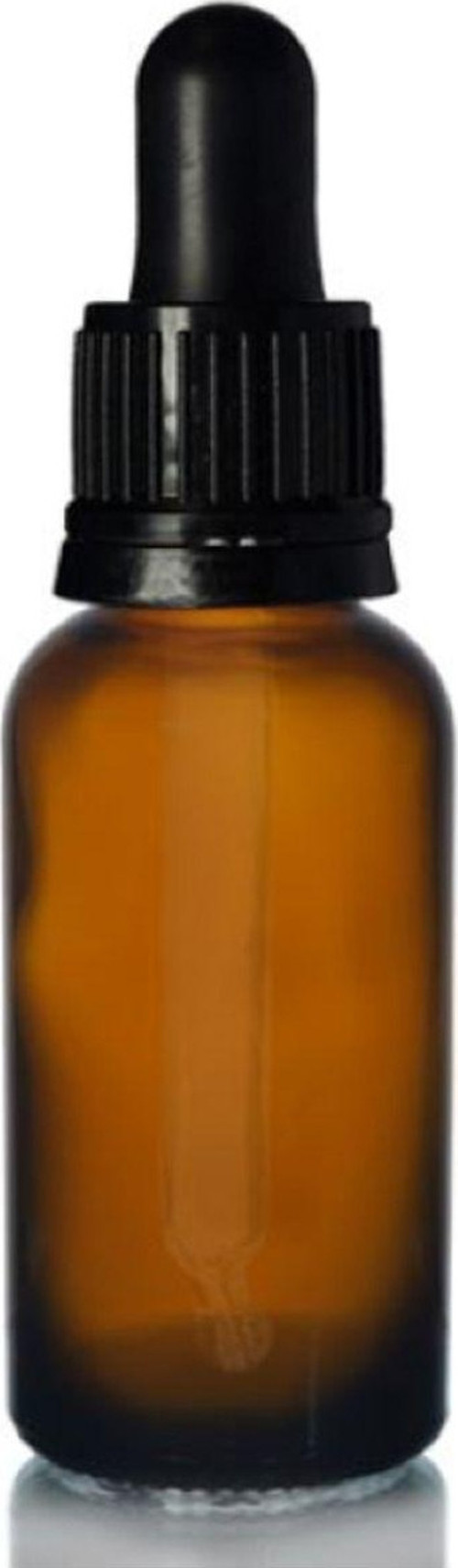 Amber Dropper Siyah Damlalık Kapaklı Cam Şişe 30 Ml 5 Adet