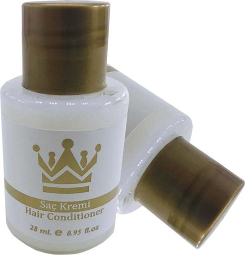 1500 Adet Saç Kremi Etiketli Standart Otel Tipi Mini 30 Ml Silindir Şişe Tek Kullanımlık Kullan At